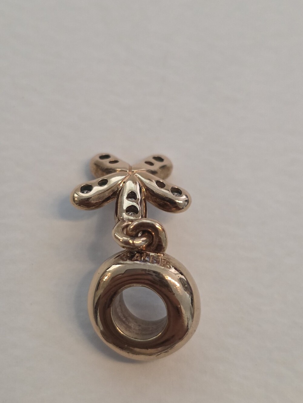 Pandora Rose ™ Dazzling Daisy Dangle Charm with Clear Zirconia Retired - Picture 5 of 5